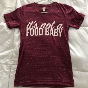 Food baby shirt